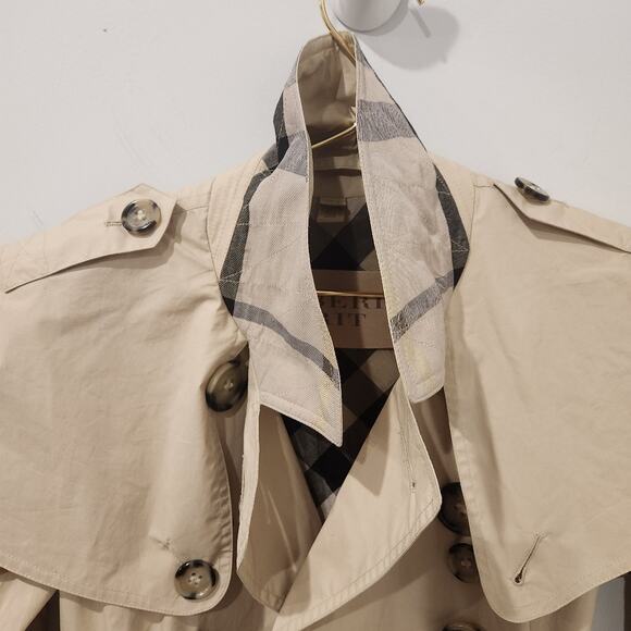 Burberry Cherrymore Heritage cotton tan trench coat size 4 - Picture 5 of 16